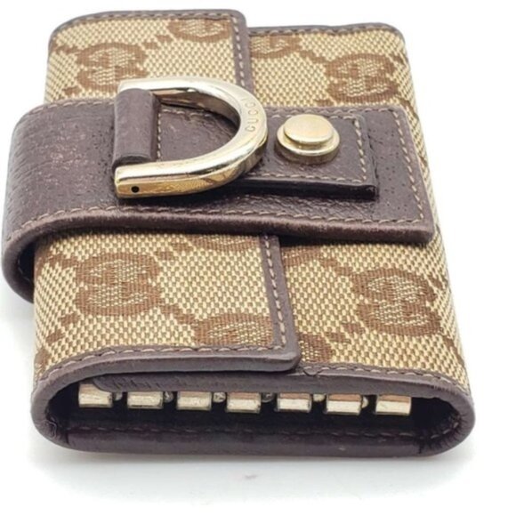Gucci Canvas Leather Key Case - Picture 4 of 12